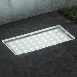 Searchlight Walkover rektangulær LED-nedgravningslampe, 20 cm