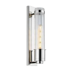 Quintiesse Wellington1 væglampe til badeværelset, krom, 1 lyskilde, højde 40 cm