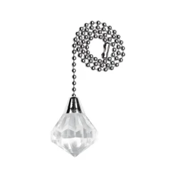 Westinghouse akryl diamant trækkæde i krom