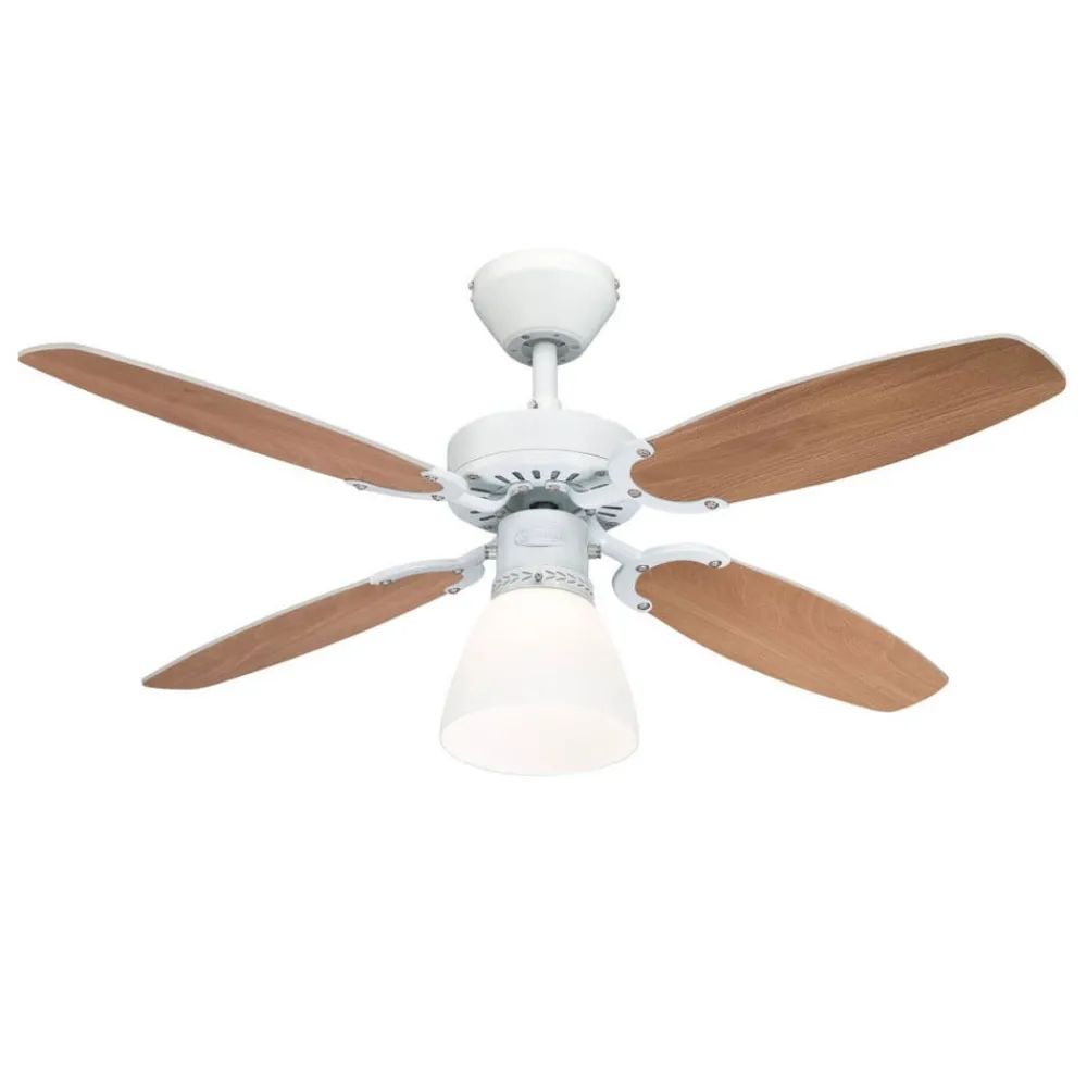 Halley Ventilator vinge hvid/bøg^Westinghouse Outlet