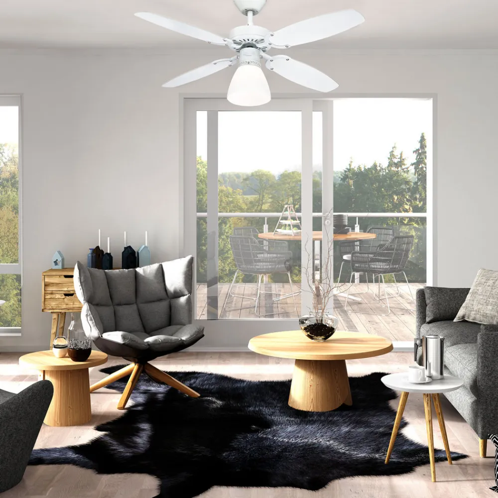 Halley Ventilator vinge hvid/bøg^Westinghouse Outlet