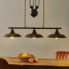 Westinghouse Pendellamper|Pendellamper>hængelampe Iron Hill sort 3 lyskilder