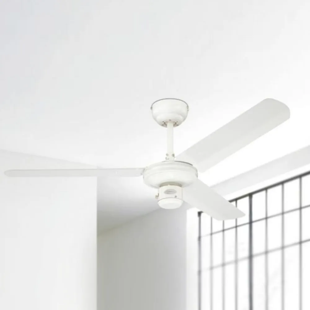 loftventilator Industrial hvid lydløs Ø 122 cm^Westinghouse