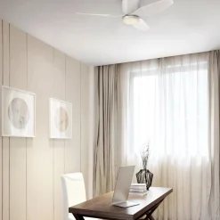 Westinghouse loftventilator Carla, støjsvag, 117 cm, hvid