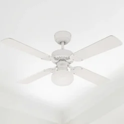 Vegas ventilator, lys, hvid/fyr^Westinghouse Online