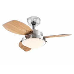 Westinghouse Wengue loftventilator, E14-lampe