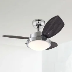 Westinghouse Wengue loftventilator, E14-lampe