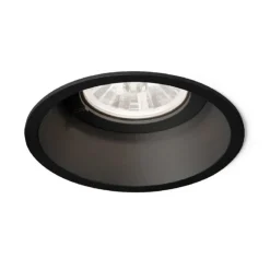 Wever & Ducré Lighting Indbygningsspots>WEVER & DUCRÉ Deep 1.0 LED dæmpbar til varm sort