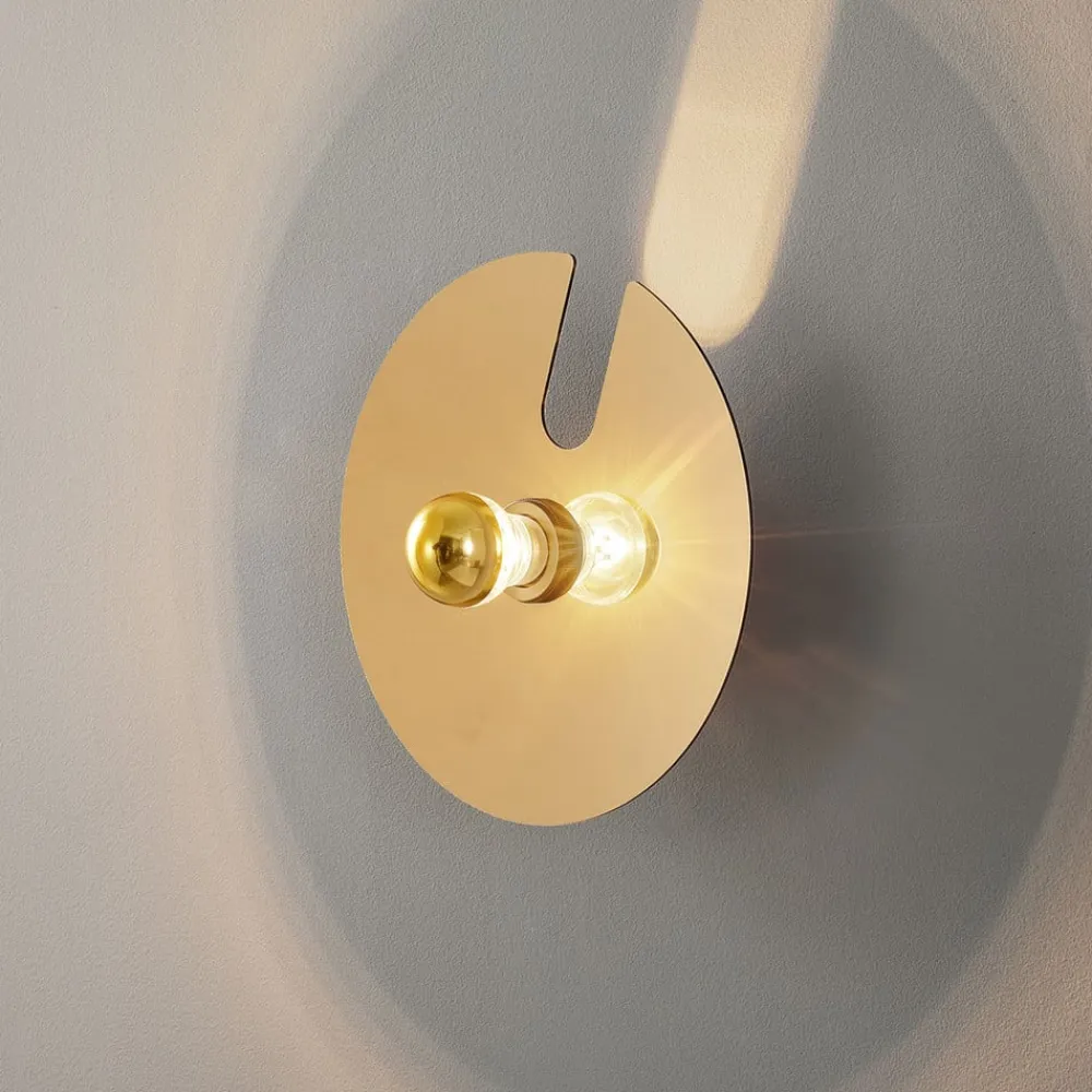 Wever & Ducré Lighting Væglamper>WEVER & DUCRÉ Mirro 1.0 væg 30 cm sort/guld