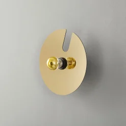 Wever & Ducré Lighting Væglamper>WEVER & DUCRÉ Mirro 1.0 væg 30 cm sort/guld