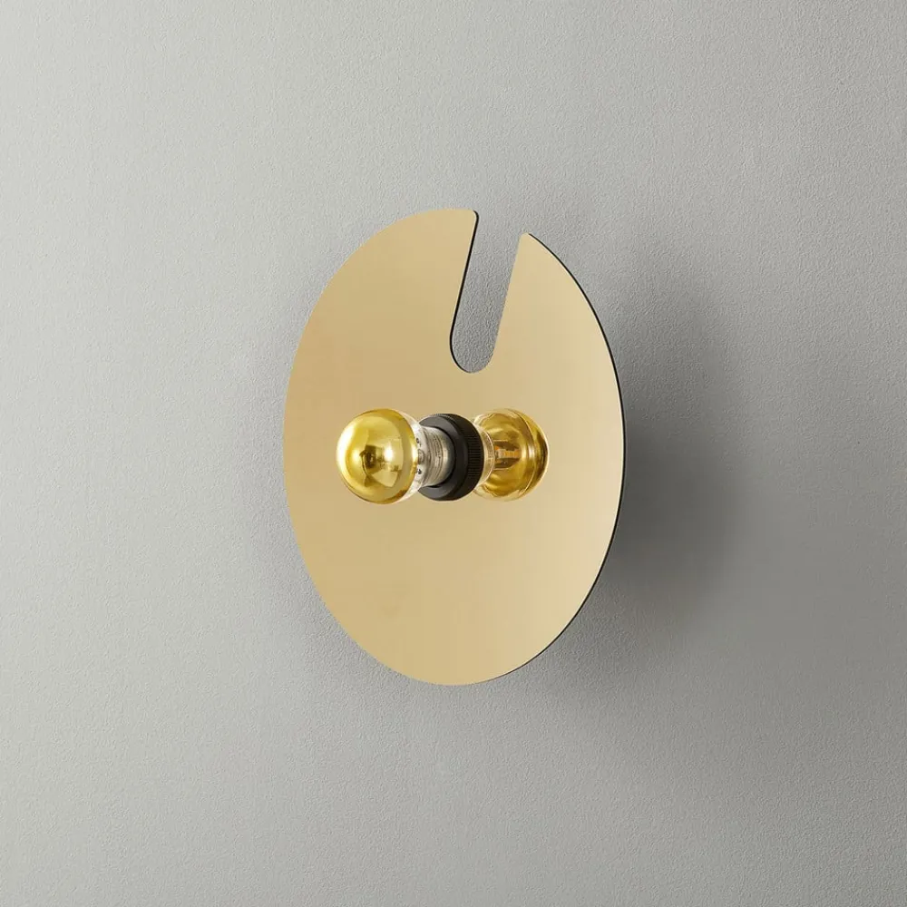 Wever & Ducré Lighting Væglamper>WEVER & DUCRÉ Mirro 1.0 væg 30 cm sort/guld