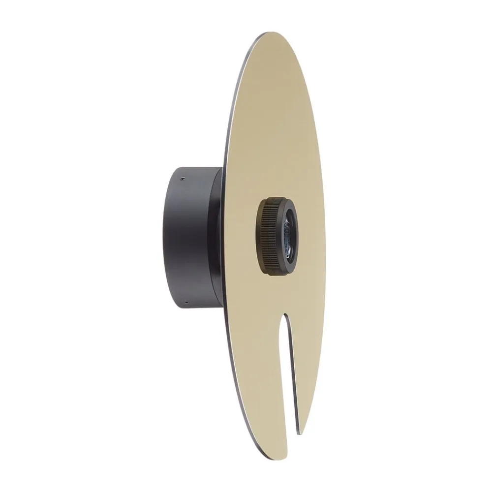 Wever & Ducré Lighting Væglamper>WEVER & DUCRÉ Mirro 1.0 væg 30 cm sort/guld