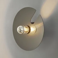 Wever & Ducré Lighting WEVER & DUCRÉ Mirro 1.0 væg 30cm sort/krom