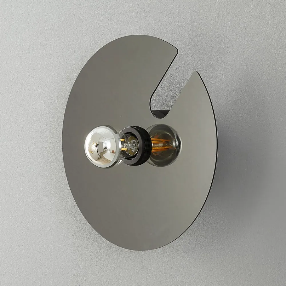 Wever & Ducré Lighting WEVER & DUCRÉ Mirro 1.0 væg 30cm sort/krom