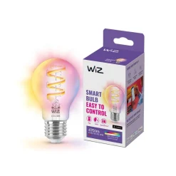 WiZ A60 LED-filamentpære WiFi E27 6,3 W RGBW