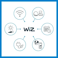 WiZ A60 LED-filamentpære WiFi E27 6,3 W RGBW