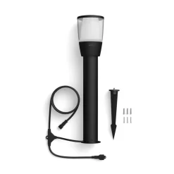 Elpas LED-gadelampe sort RGBW udvidelse^WiZ New