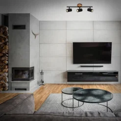 Briloner Loftlamper|Spotlights>Wood & Style 2920 loftspot, 3 lyskilder