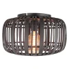 Brilliant Woodrow loftlampe med burskærm i bambus