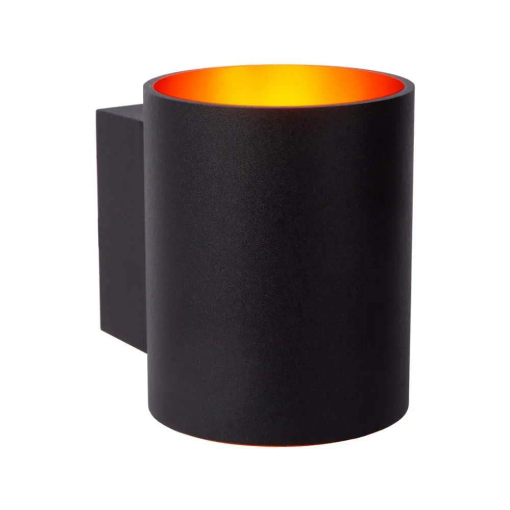 Xera væglampe, sort, Ø 8 cm, up/downlight, aluminium^Lucide Online