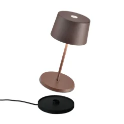 Zafferano Dekorationsbelysning|Terrassebelysning>Olivia mini 3K bordlampe corten