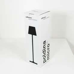 Zafferano Poldina mikro batterilampe IP65 rød