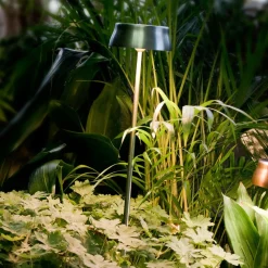 Zafferano Udendørs Spot>Sister Light batterilampe med jordspyd, grøn