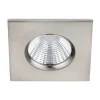 Trio Lighting Zagros IP65 LED-indbygningsspot kantet, mat nikkel