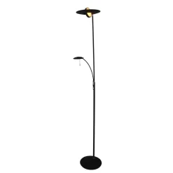 Zenith LED-gulvlampe, læselampe, CCT, metal, sort^Steinhauer Best