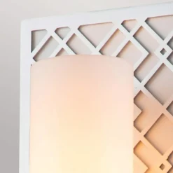 Elstead Ziggy væglampe, sølv