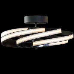 Domiluce Zoya LED-loftslampe, sort