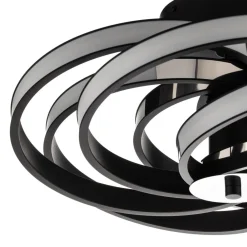 Domiluce Zoya LED-loftslampe, sort